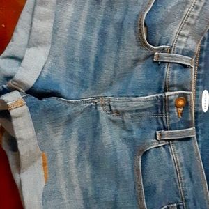 Old navy blue jean shorts size 2